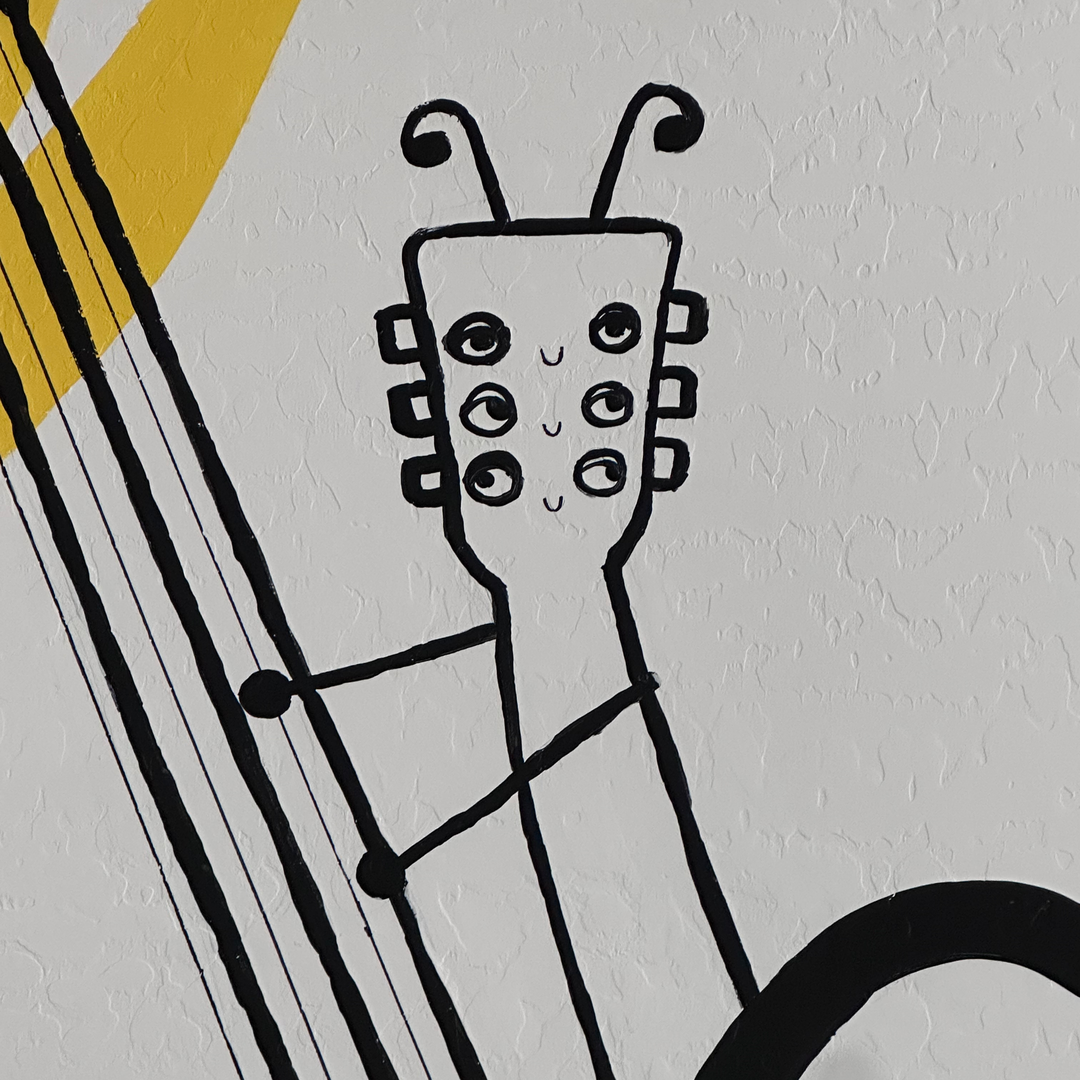 Music buddy playing guitar